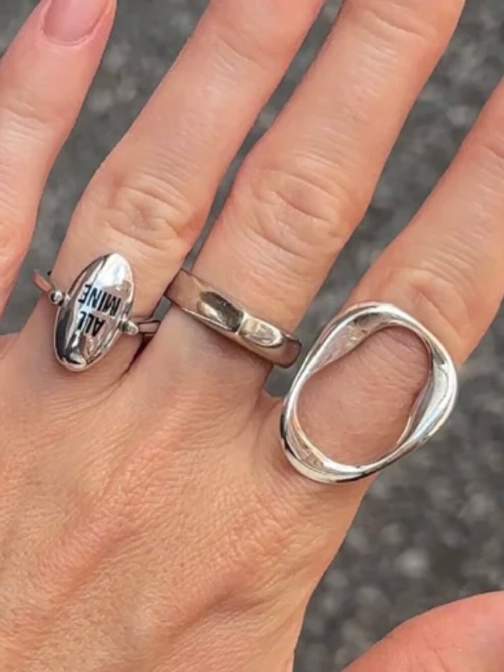 NWT. MISHKA WAVE RING - Size N